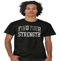 Keresse meg az erőt az edzésben motiválja a férfi grafikus pólót pólók Brisco Brands 3X