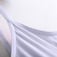 Usmixi ingek női nyári sima kerek nyakú ujjatlan tartály felsők szilárd plusz méretű Camisole tartály alsó heveder