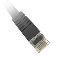 eDragon árnyékolt Cat5e Fekete Ethernet kábel, gubanc nélküli öntött csomagtartó, láb, csomag