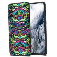 Szép-virágos-lila-telefon tok Samsung Galaxy S22 + Plus a nők férfi ajándékok, Puha szilikon Stílus Ütésálló-szép-virágos-lila-tok