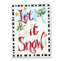 A MAUREEN LISA COSTELLO „Let It Snow” canvas művészete védjegye