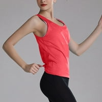 Tuphregyow Női ingek szilárd mellény ujjatlan Sport kötött futó tunika Szabadidősportok Fitness jóga tartály felsők