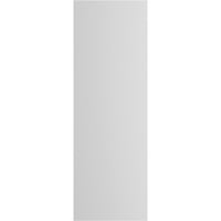 Ekena Millwork 3 4 W 90 H True Fit PVC, két tábla keretes tábla-N-Batten redőnyök, Hailstorm Grey