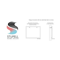 Stupell Industries rózsaszín dalszövegek kalligráfia grafikus szürke keretes művészet nyomtatott fali művészet, design