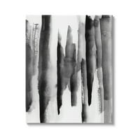 A Stupell Indprides modern fekete tinta absztrakt táj akvarell fehér, 20, tervezés: VDK Atelier