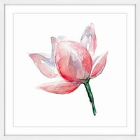 Marmont Hill Pink Lotus 1 , Michelle Dujardin keretes festményi nyomtatás