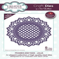 Creative Expressions Craft Dies By Sue Wilson-Frames & Tags-julia