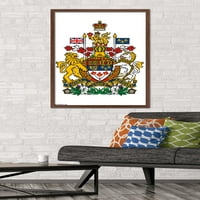 Kanada-címer fali poszter, 22.375 34