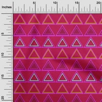 oneOone pamut Jersey Rózsaszín Szövet geometriai ruha Anyag Szövet nyomtatási Szövet az udvaron széles