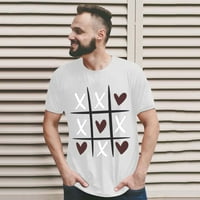 Pólók Ingek Férfiaknak Megfelelő Párok Blúz Valentin Rövid Ujjú Szerelem Nyomtatás Ajándékok Párok Férfi Felsők