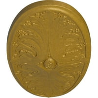 Ekena Millwork 3 4 W 1 2 H 3 4 P Madrid mennyezeti medál, kézzel festett fáraó arany