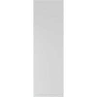 Ekena Millwork 12 W 44 H True Fit PVC Két egyenlő sík paneles redőny, mazsolarna