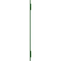 Ekena Millwork 1 8 W 46 H True Fit PVC Három tábla távolságra helyezett tábla-N-Batten redőnyök, Viridian Green