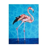 Alana Clumeck 'Flamingo' vászon művészet